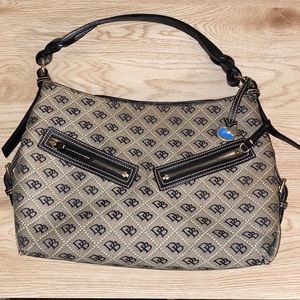 Dooney and Bourke Signature Monogram Satchel